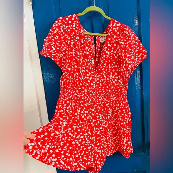 Anthropologie Flora Somerset Romper Linen Edition - Picture 1 of 2